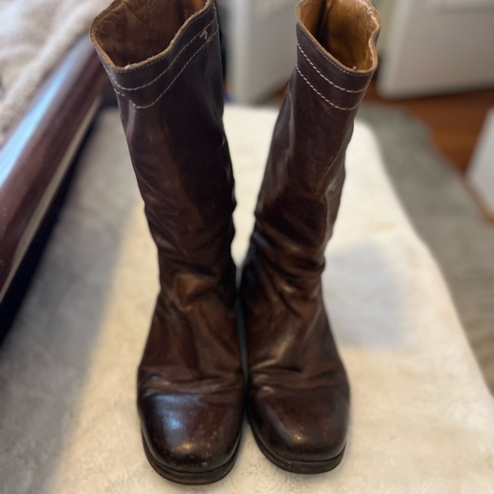 Fiorentini + Baker Dark Brown Leather Boots